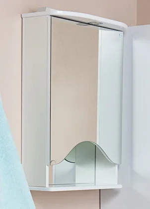 Зеркало-шкаф Onika Лидия 50 R с подсветкой, белый  205004 - 3