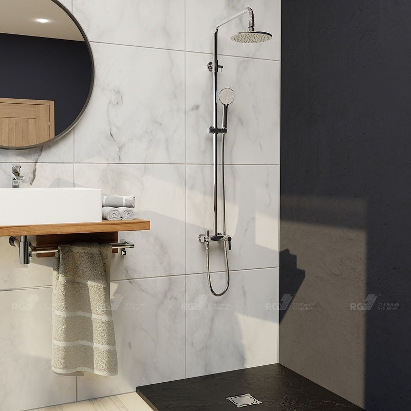 Душевой комлект RGW Shower Panels SP-31 хром 51140131-01 - 1