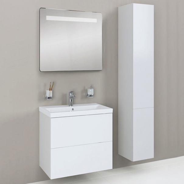 Мебель для ванной Am.Pm Gem 60 белый глянец, подвесная, с 2 ящиками - 0