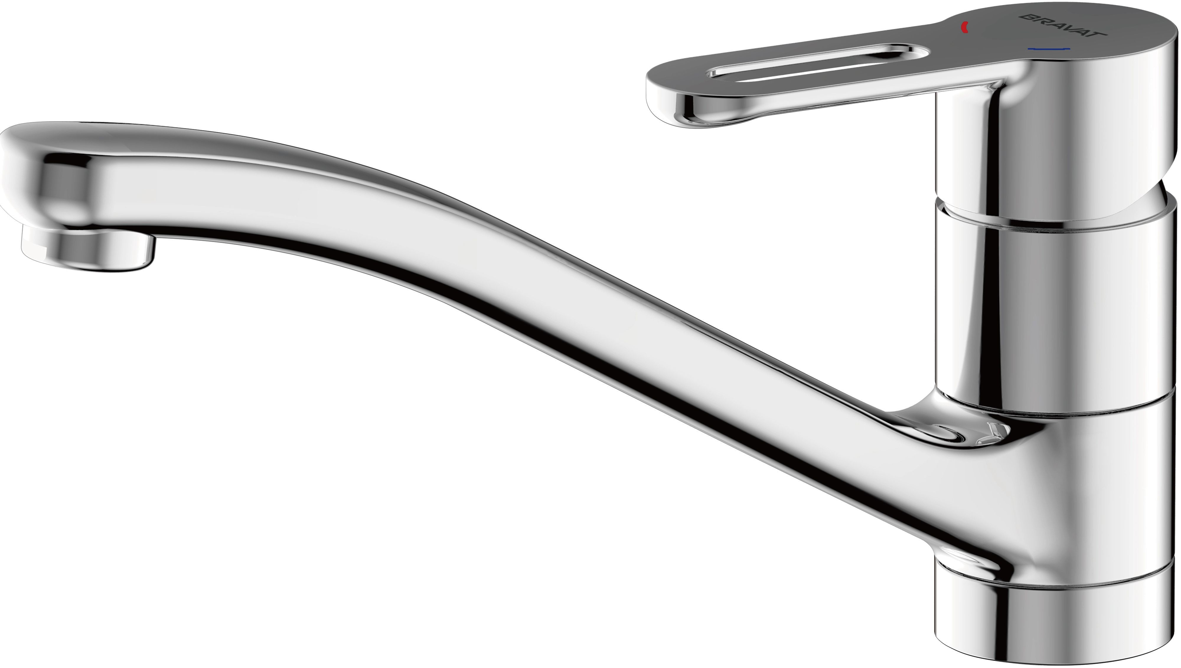 Смеситель Bravat Stream-D F737163C-1 для кухонной мойки - 0