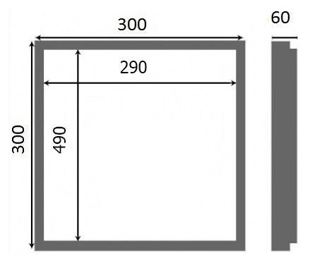Люк настенный Хаммер Слава 30x50 - 5