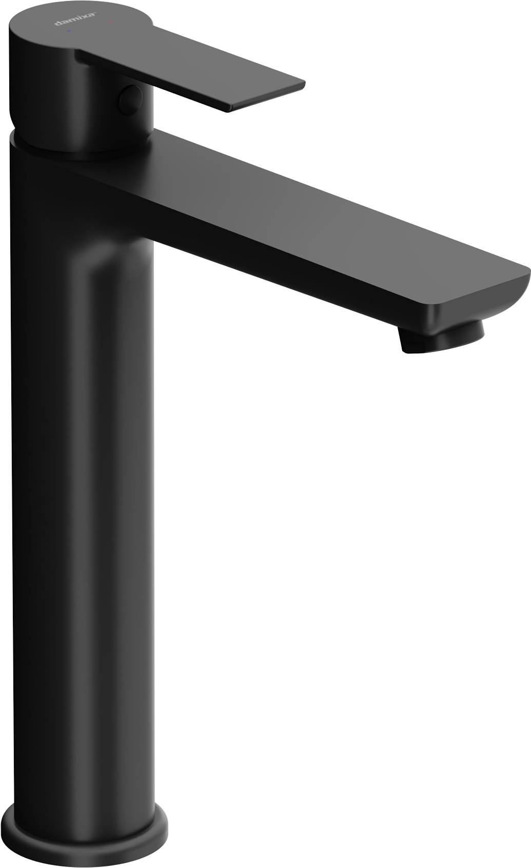 Смеситель для раковины STWORKI by Damixa Хельсинки HFHS02230 черный, однорычажный, латунь, для раковины чаши, высокий, матовый - 0