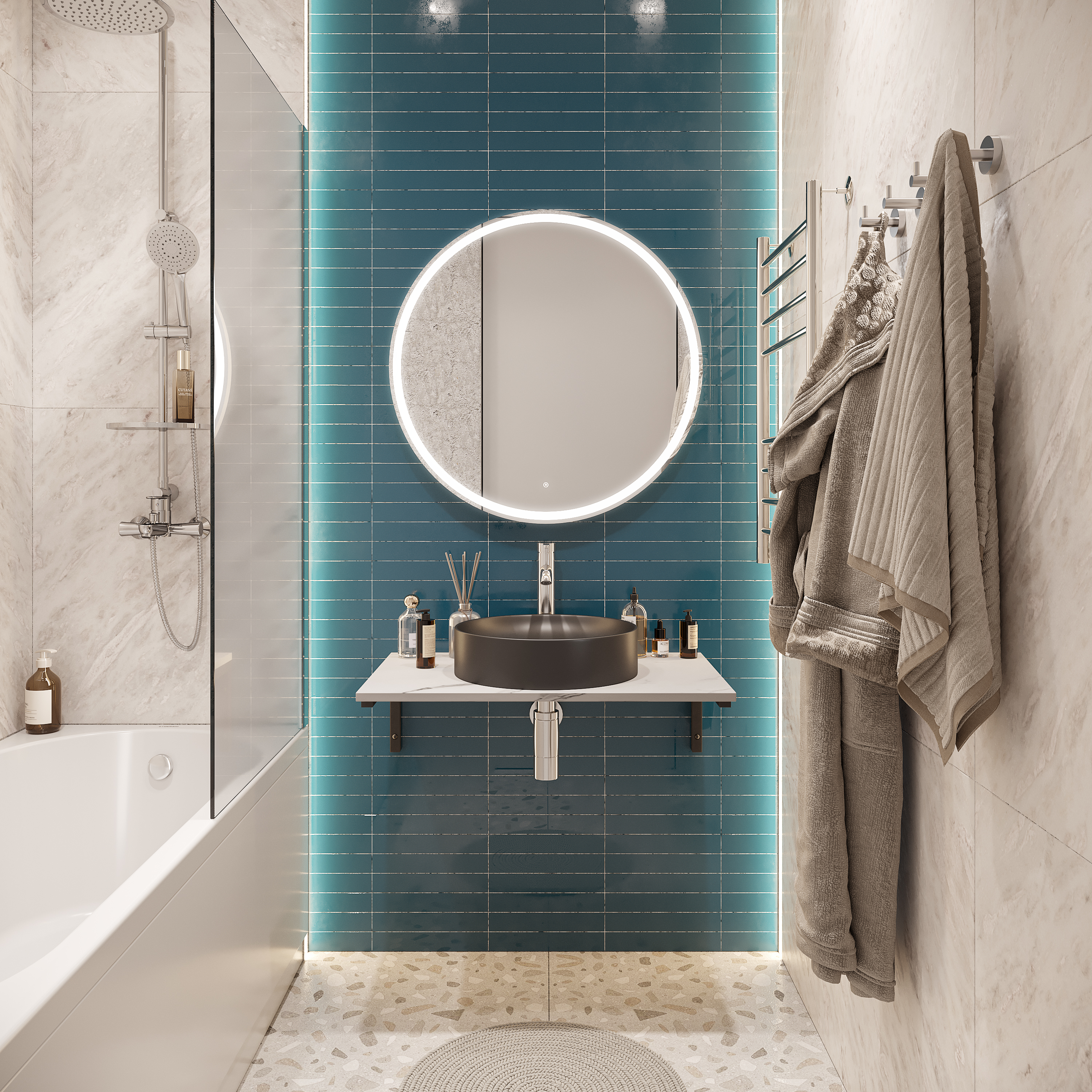 Раковина STWORKI накладная 43 3043-112 антрацит - 1