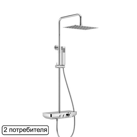 Душевая стойка Excellent Rain Krotos хром AREX.8080CR - 0