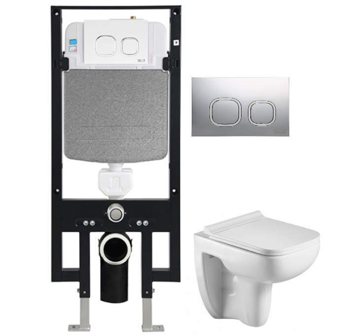 Комплект Weltwasser AMBERG 497 + KEHLBACH 004 GL-WT + AMBERG RD-MT CR  10000006629 - 0