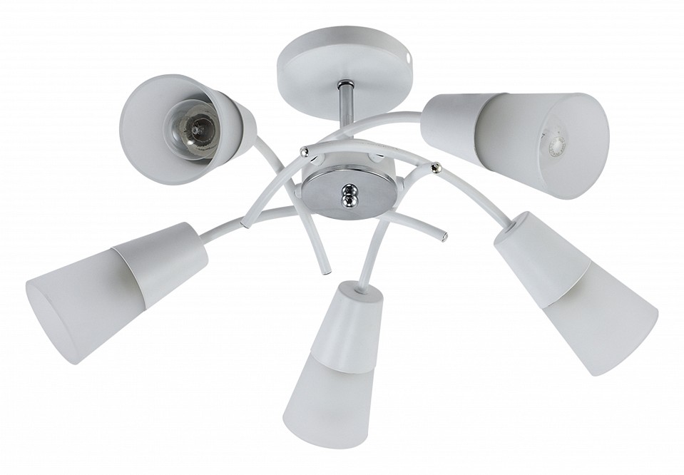 Люстра на штанге Escada Calla 1109/5P White - 0