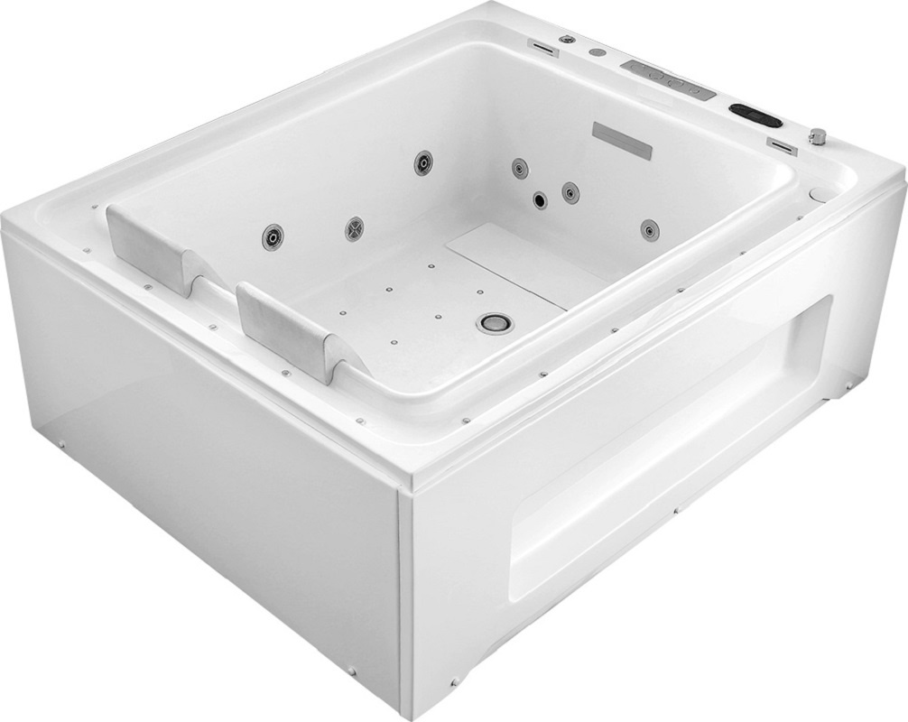 Акриловая ванна Gemy 185х150 с гидромассажем  G9268 K - 0