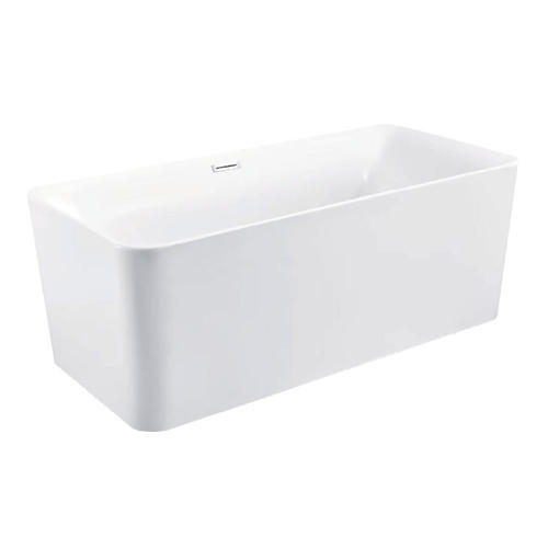 Акриловая ванна Aquatek Квадро 180х80 белый с ножками и сливом-переливом  AQ-K27880 - 1