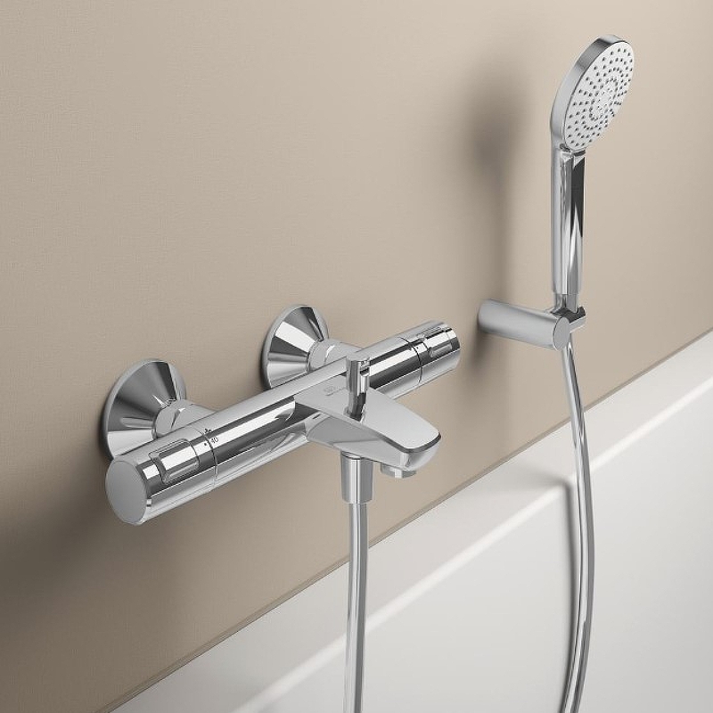 Смеситель для ванны с душем термостатический Ideal Standard Ceratherm хром A7206AA - 3