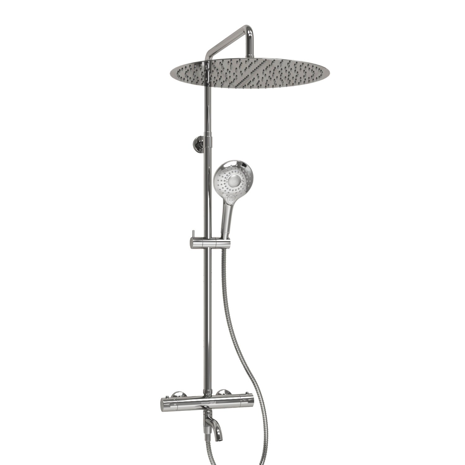 Душевая система WasserKraft 40 с термостатом хром A188.117.101.010.CH Thermo - 0