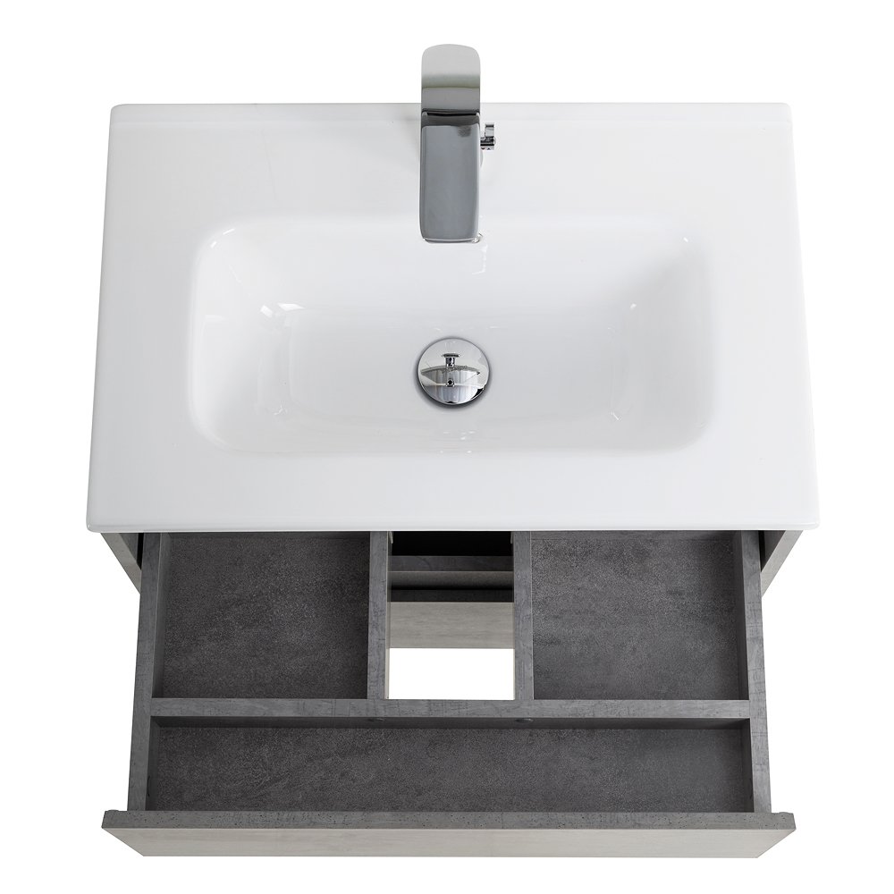 Тумба под раковину BelBagno Kraft 39 60 серый KRAFT 39-600/390-2C-SO-CG - 4