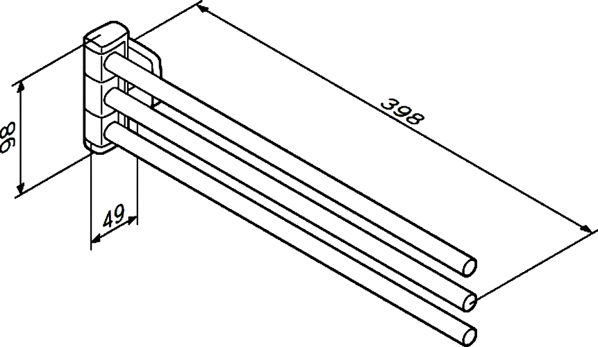 Полотенцедержатель AM.PM Gem A9032700 - 1