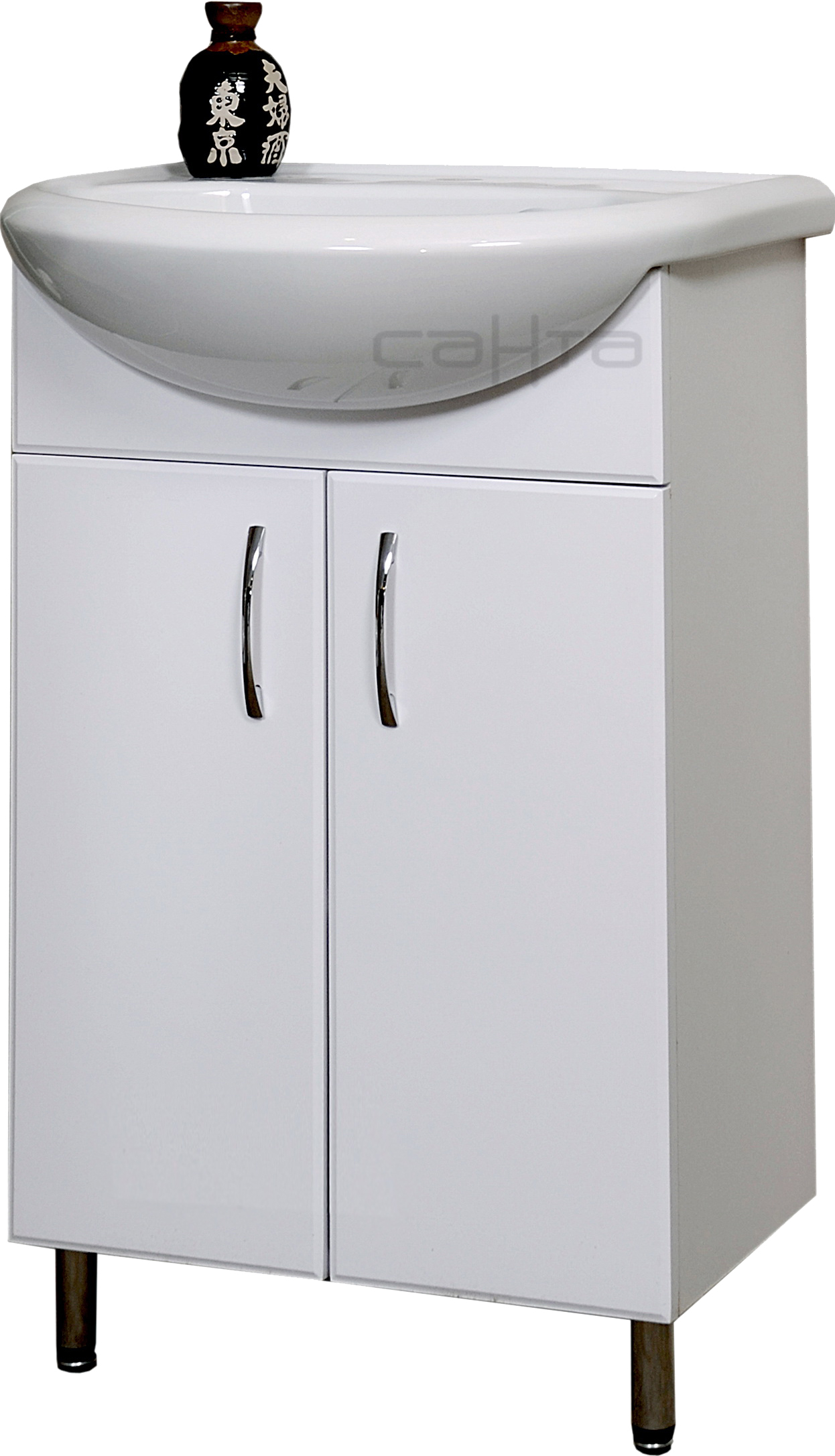 Тумба с раковиной СанТа Уют 55 - 3