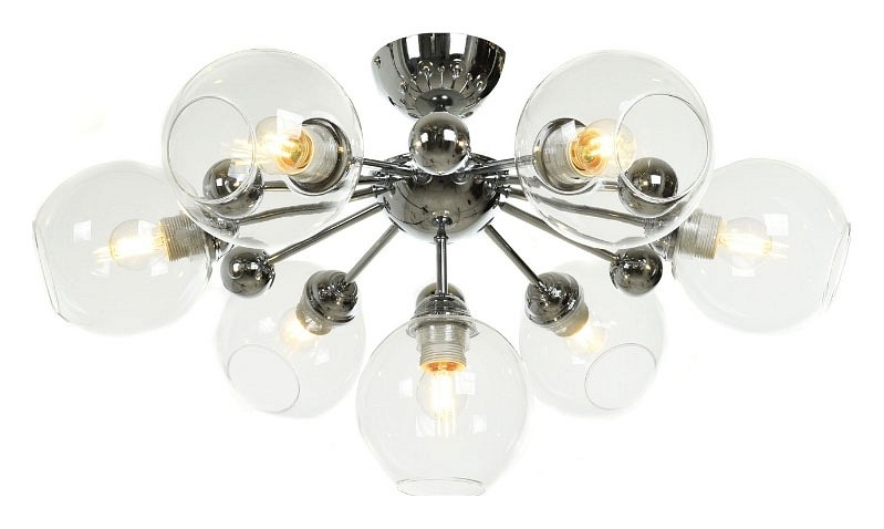 Люстра на штанге LUMINA DECO Devoli LDC 8040-7 CHR+PR - 1