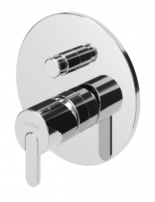 Смеситель для душа встраиваемый Cezares Leaf золото  LEAF-VDIM-SR - 0