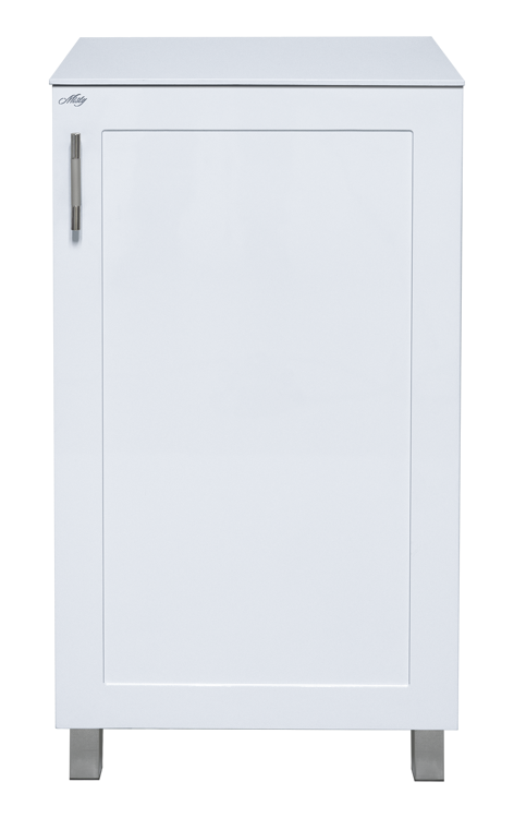 Тумба в ванную комнату со столешницей Misty Купер 50 R белая матовая УТ000012583 - 0