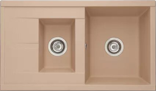 Мойка кухонная AQUATON Делия 87 латте 1A716232DE260 - 0