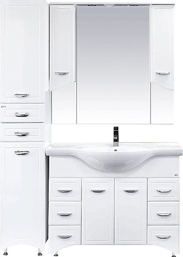 Мебель для ванной Misty Дрея 105 6 ящиков - 5