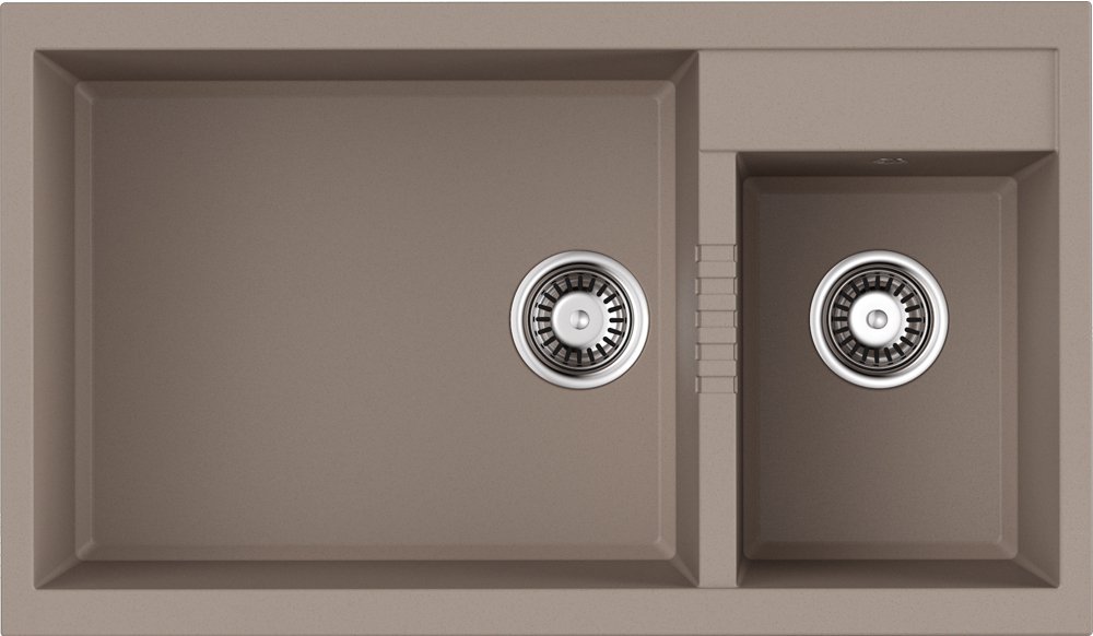 Мойка кухонная Omoikiri Tedori 86-2 бежевая 4993934 - 0