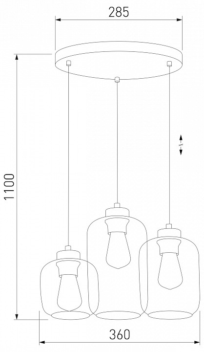 Подвесной светильник TK Lighting Marco 3325 Marco Green - 1