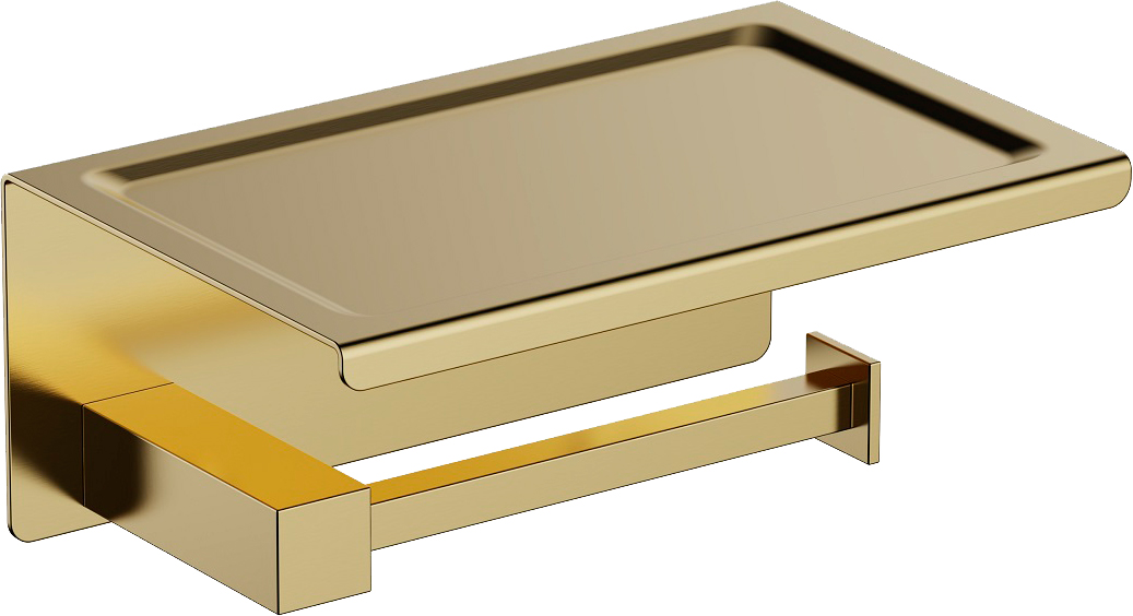 Держатель туалетной бумаги Timo Selene 17044/17 с полкой для телефона - 0