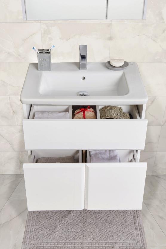 Тумба для комплекта Roca UP 80 белая ZRU9303012 - 2