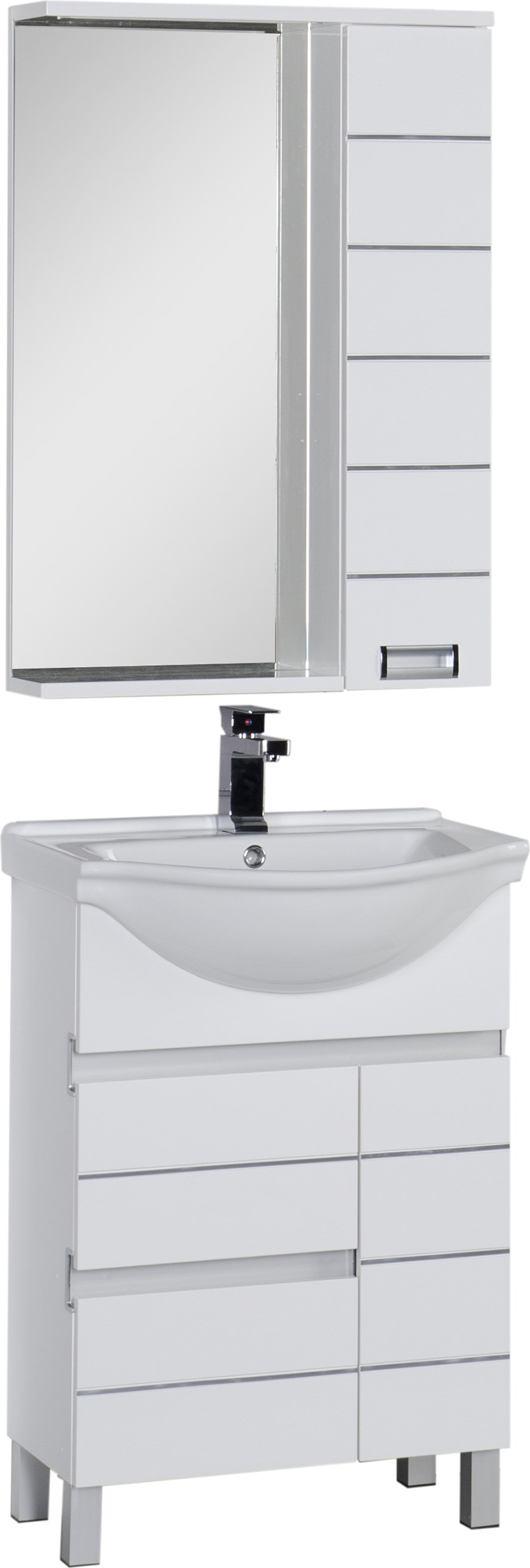 Мебель для ванной Aquanet Доминика 60 белая 171684 - 8