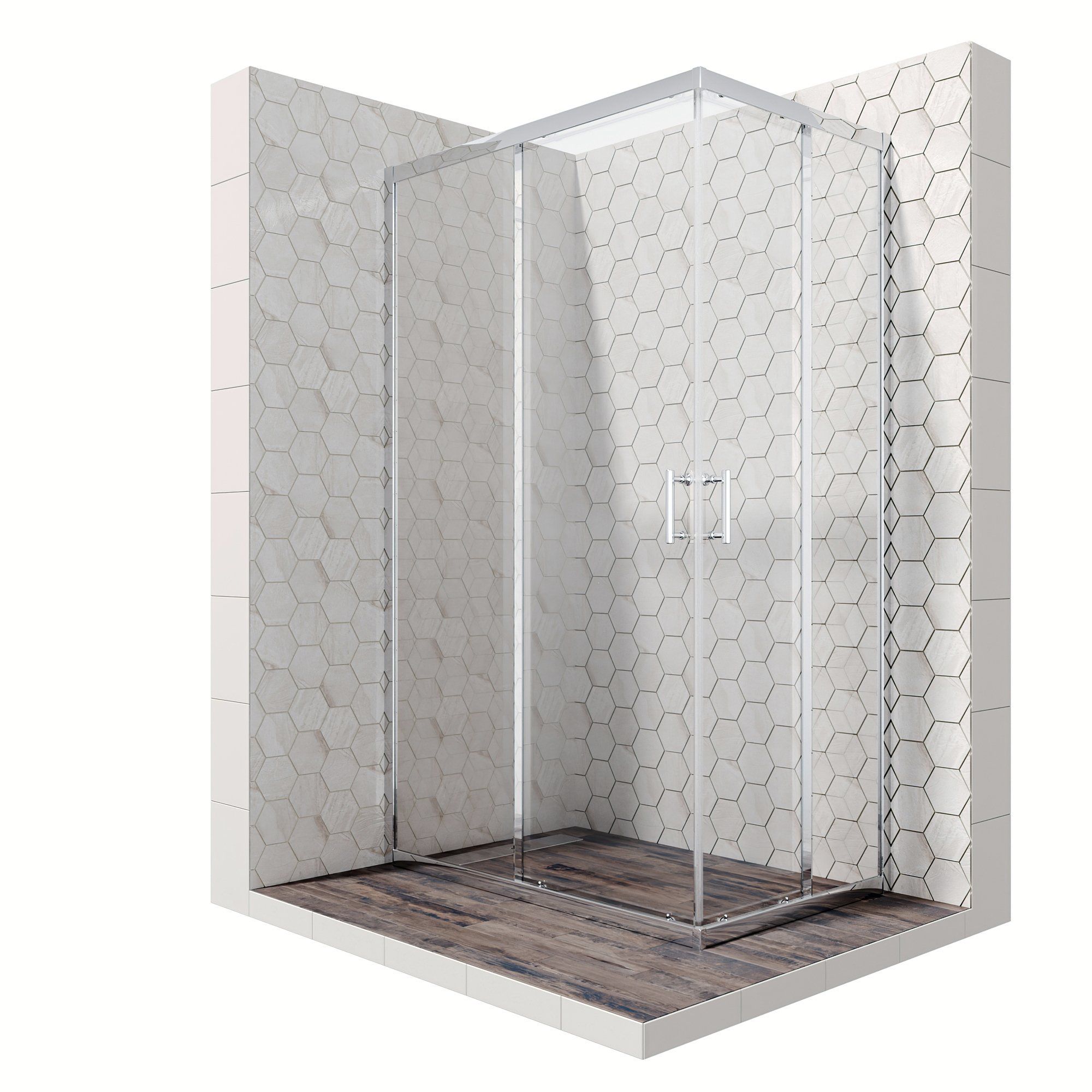 Душевой уголок Ambassador Kingston 14011101 120х80 см - 0