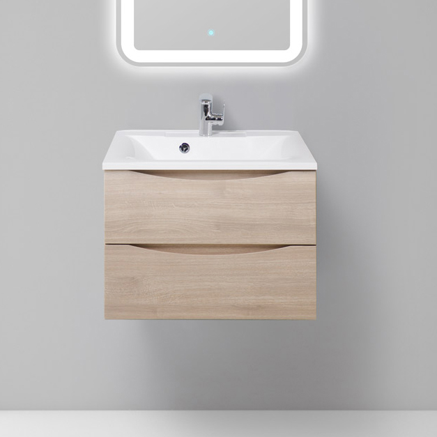 Тумба с раковиной BelBagno Marino 65 rovere grigio - 0