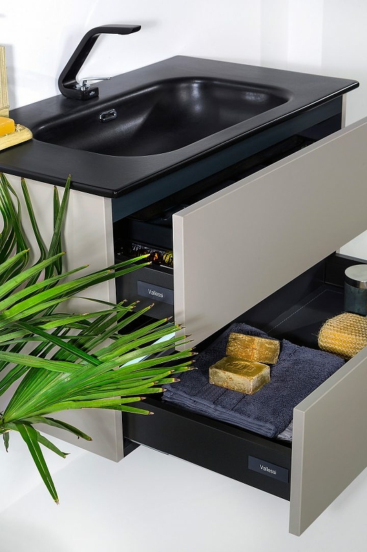 Тумба под раковину Armadi Art Vallessi 80 бежевый 837-080-C mat - 3