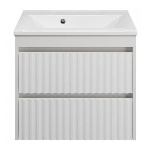 Тумба под раковину Brevita Balaton 65 белый  BAL-06065-01-01П2Я - 0