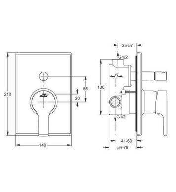  Ideal Standard Active  A4096AA - 1