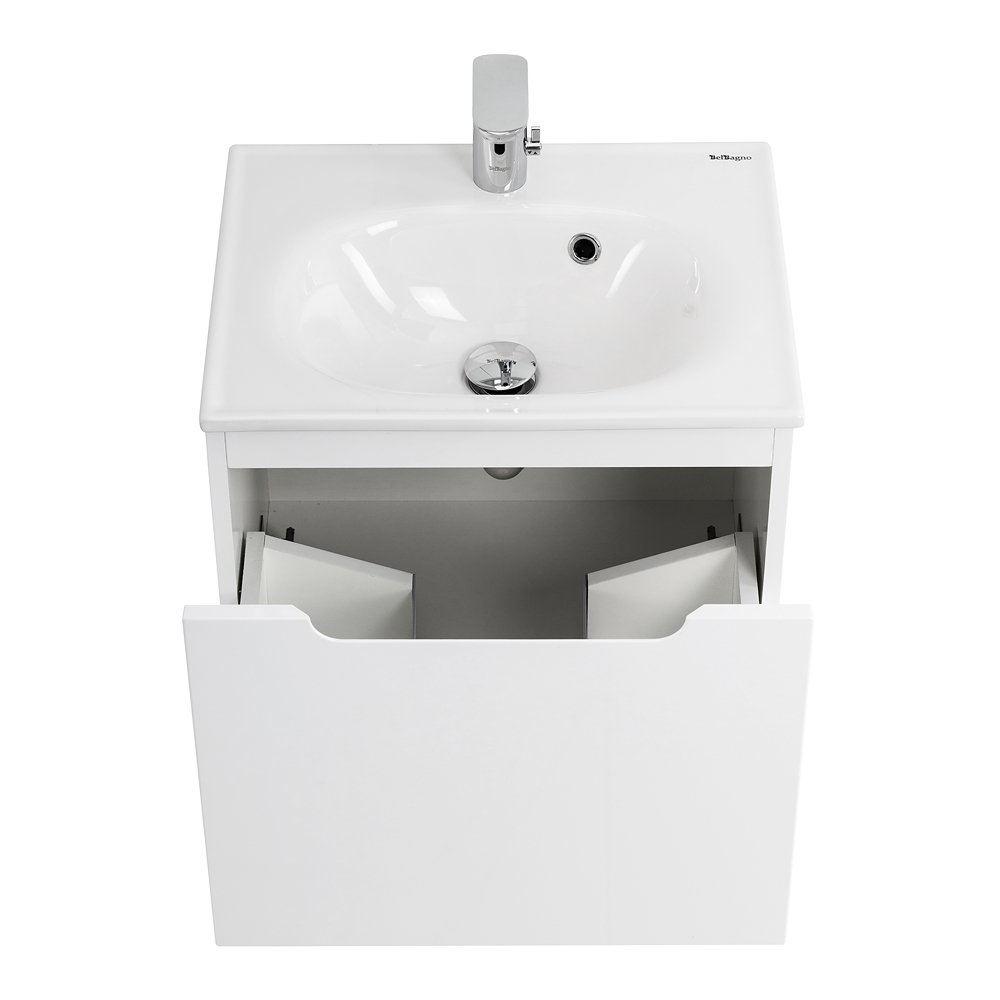 Тумба под раковину BelBagno Etna 60 белый ETNA-600-1C-SO-BL-P - 5