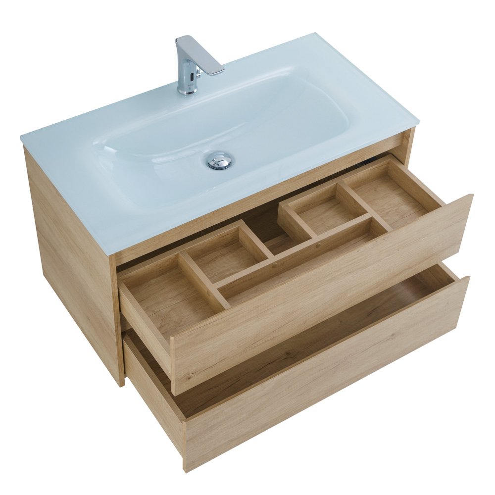 Комплект мебели BelBagno Kraft 80 светлое дерево - 9