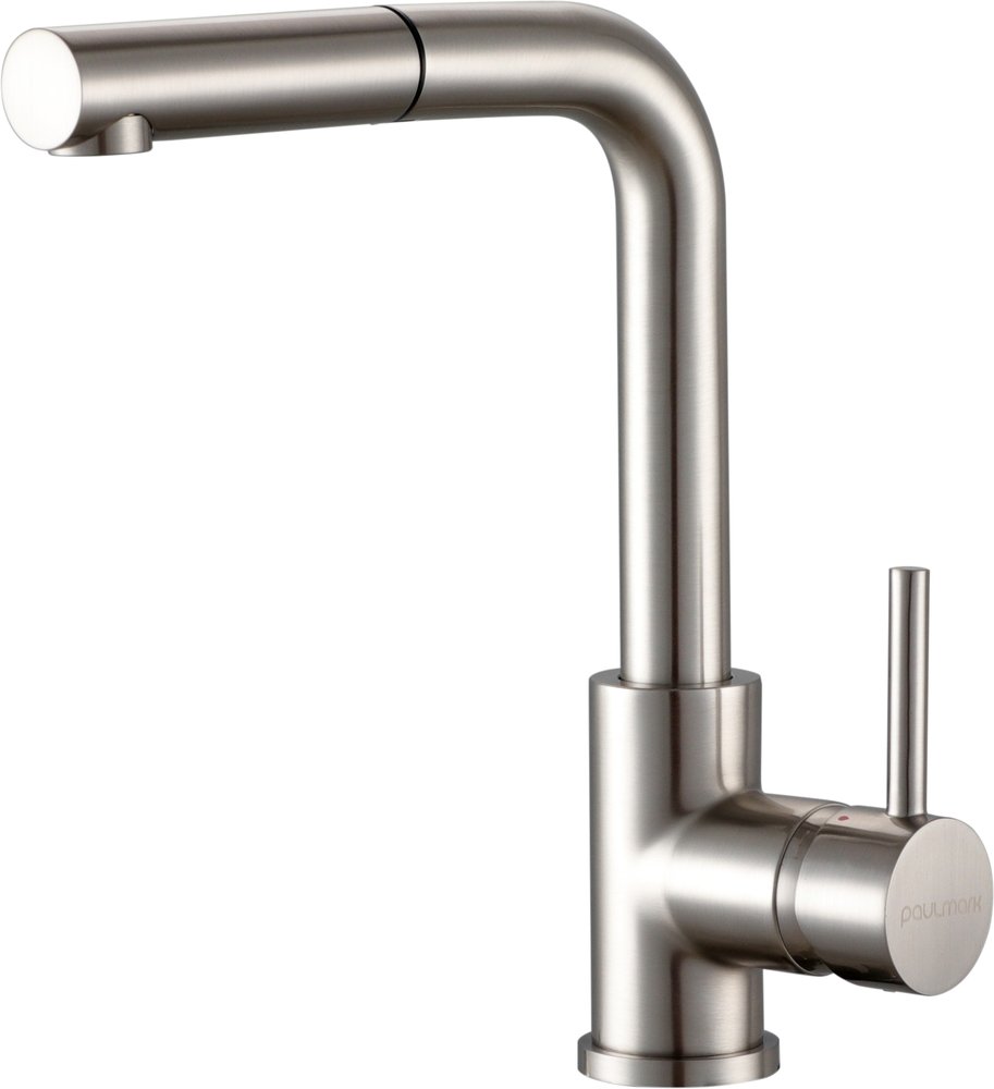 Смеситель Paulmark Kassel для кухонной мойки, никель Ka214311-NI - 0