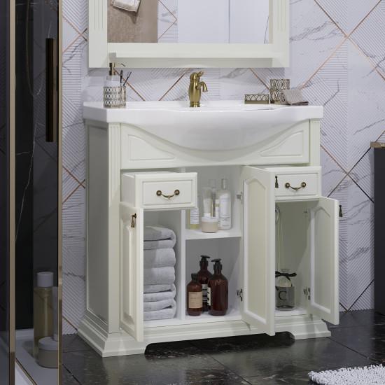 Тумба под раковину Opadiris Риспекто 85 бежевый матовый 00-00006703 - 1