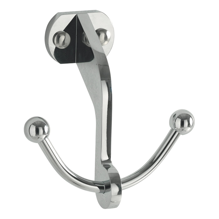 KERASAN Крючок двойной, цвет хром (СПЕЦ.ЦЕНА из наличия) 742490 - 0