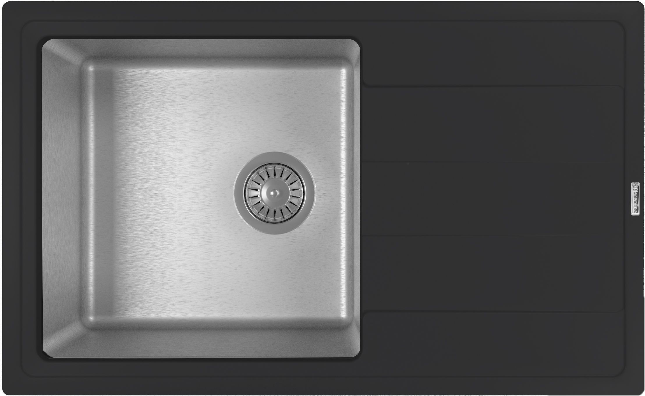 Мойка кухонная Florentina Комби 780 антрацит 21.395.D0780.302 - 0