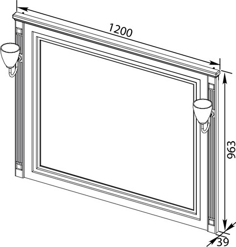 Мебель для ванной Aquanet Паола 120 белая - 12
