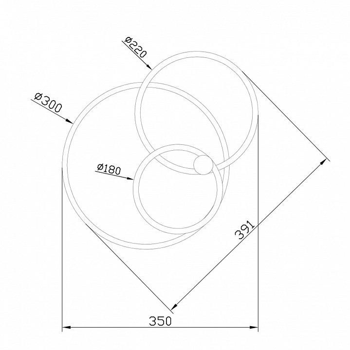 Светильник на штанге Escada Contour 10213/2LED BL Chrome - 2