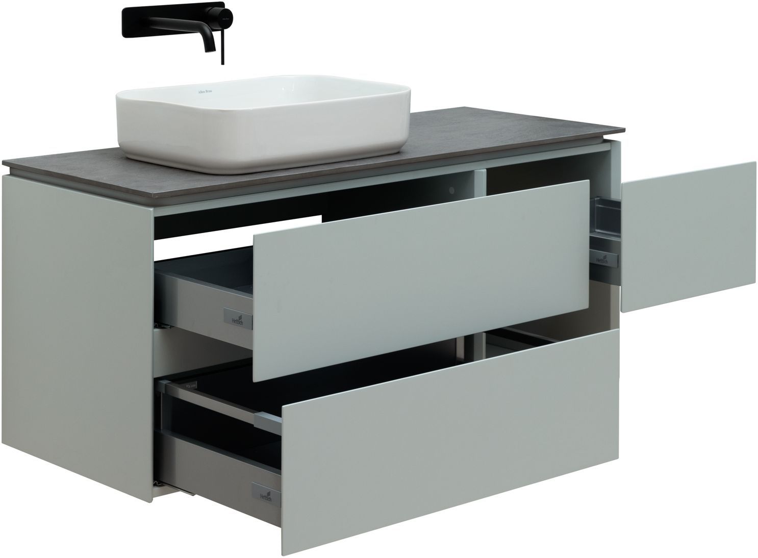 Тумба под раковину Allen Brau Infinity 120 L светло - зеленый матовый 1.21005.PWM - 5