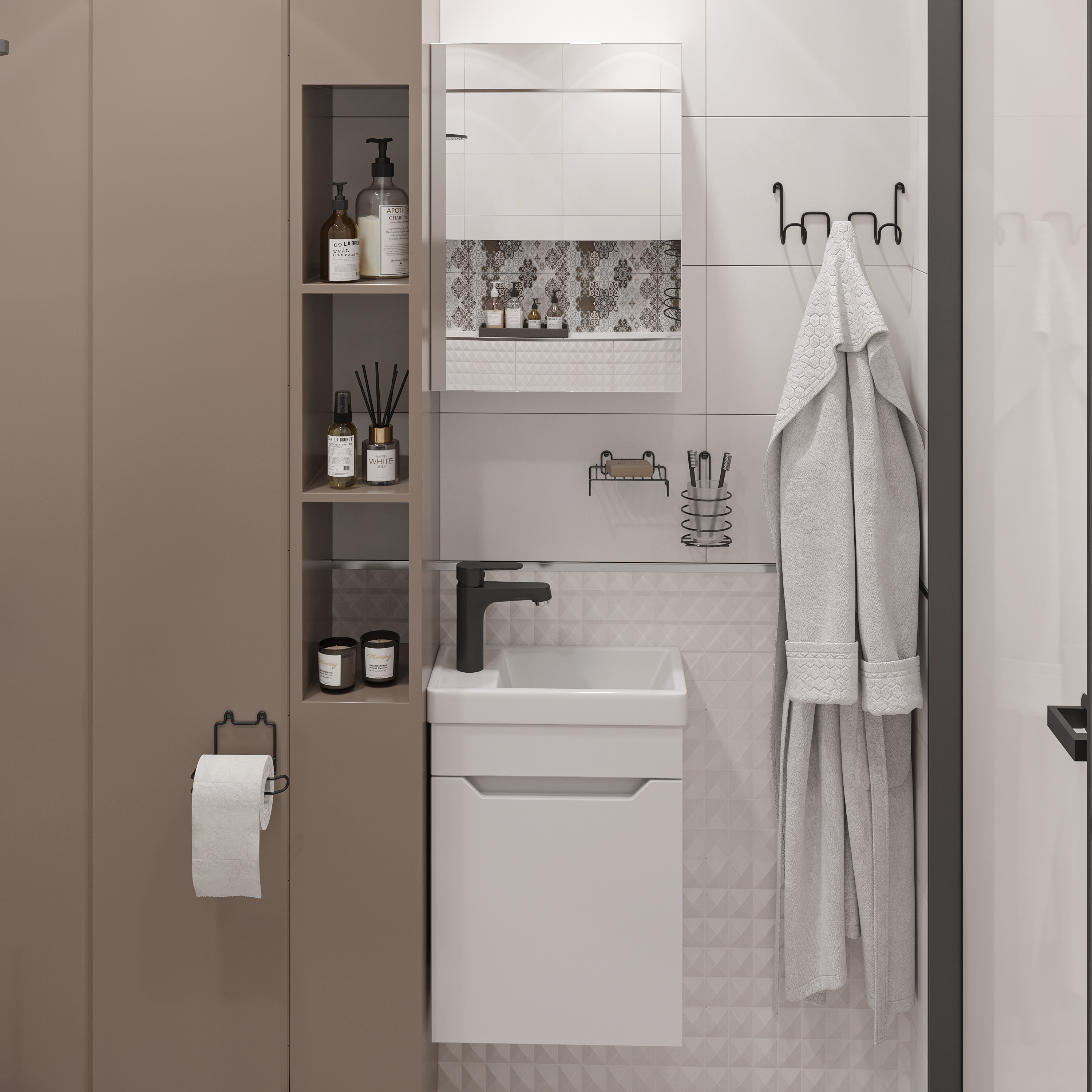 Зеркало-шкаф DIWO Архангельск 40 AH2304Z - 5