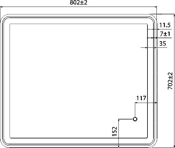 Зеркало Iddis Cloud 80 c термообогревом и подсветкой CLO8000i98 - 4