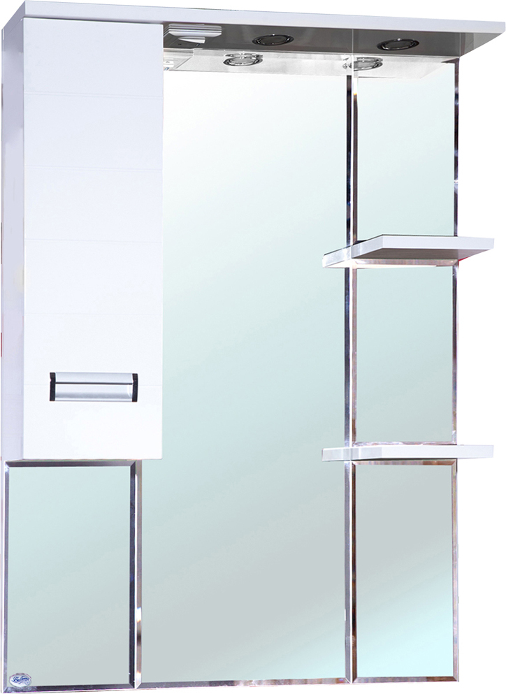 Зеркало-шкаф Bellezza Сиена 80 L белый 4613913002014 - 0