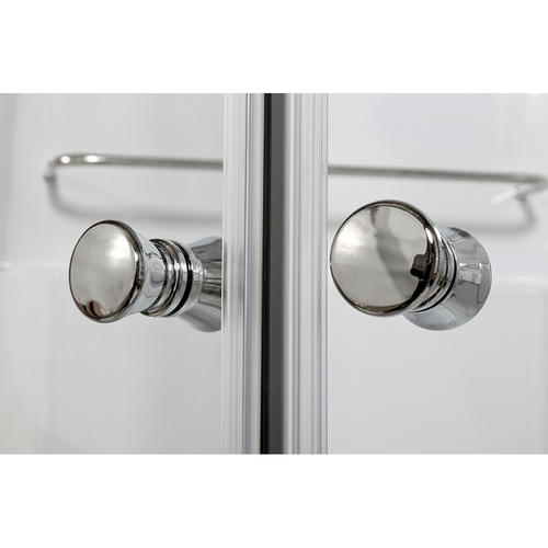 Душевая кабина Deto L 90х90 с гидромассажем, хром  L690NLED+GM - 4