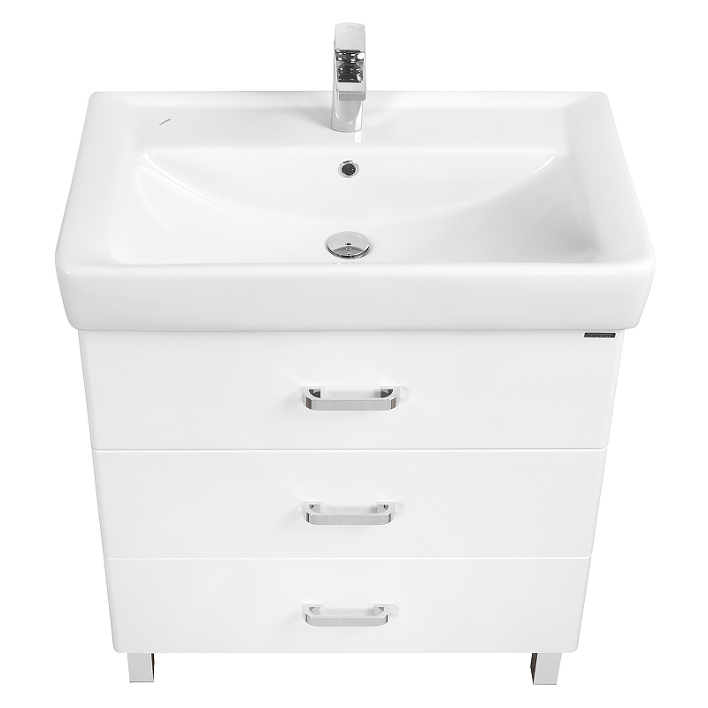 Комплект мебели напольный Aquaton Америна 70 М белый глянцевый - 3