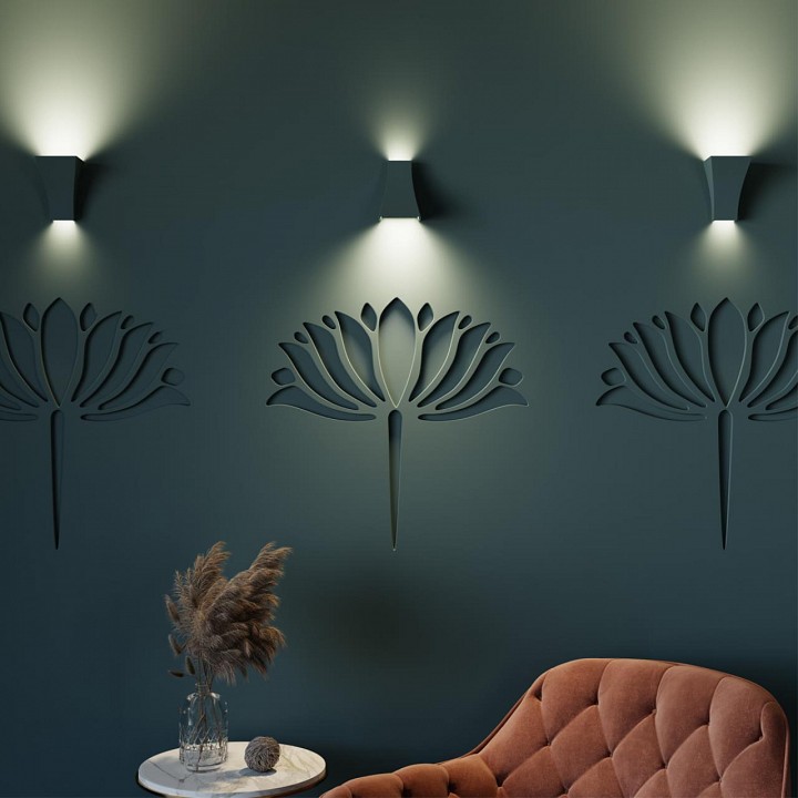 Настенный светильник Odeon Light Hightech Gips 3882/1W - 3