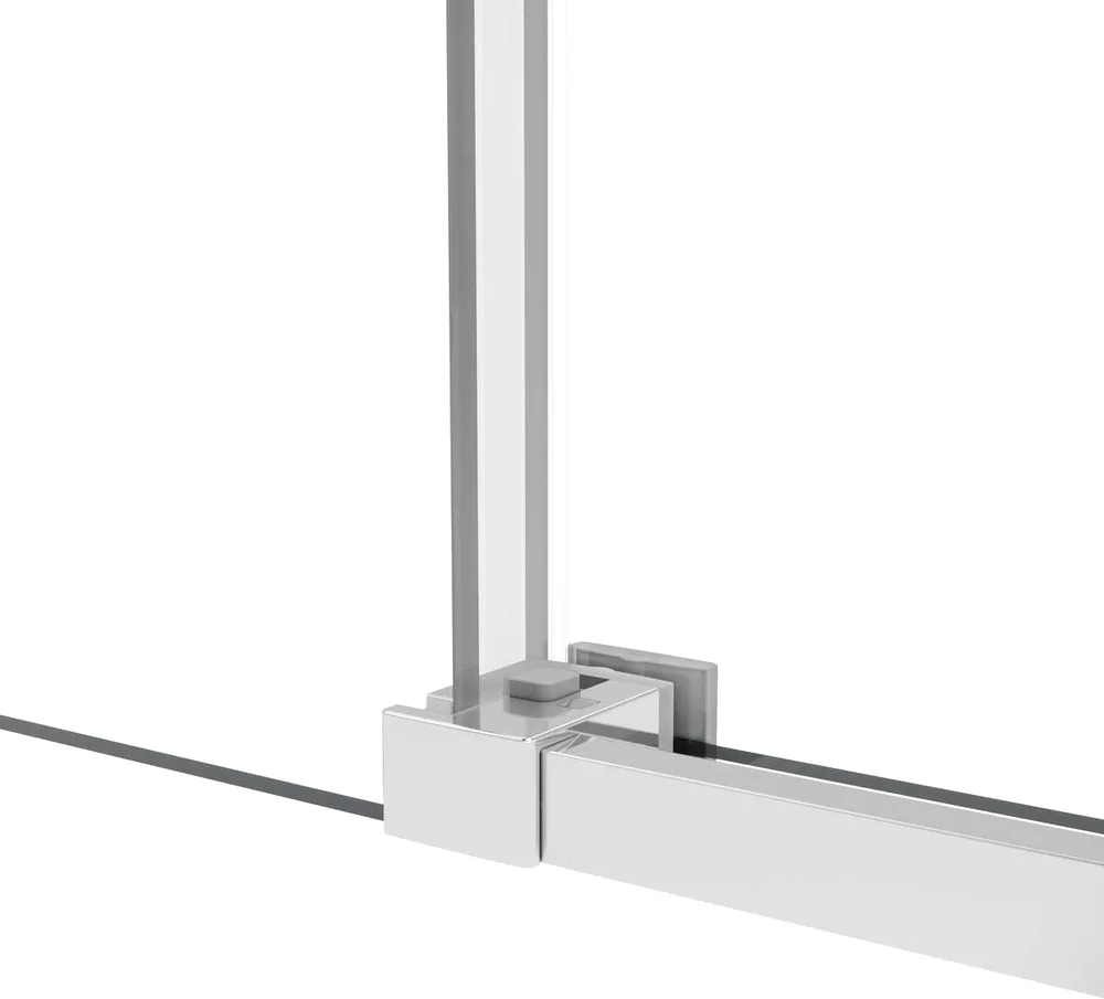 Душевая дверь Vincea Slim Soft 150х200 профиль хром стекло прозрачное VDS-1SS150CL - 2