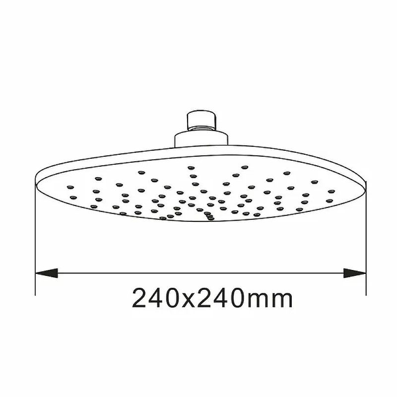 Верхний душ Agger Marine хром ATS05 - 3
