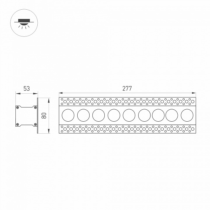 Встраиваемый светодиодный светильник Arlight MS-Orient-Built-Trimless-TC-S38x277-20W Day4000 032226 - 4